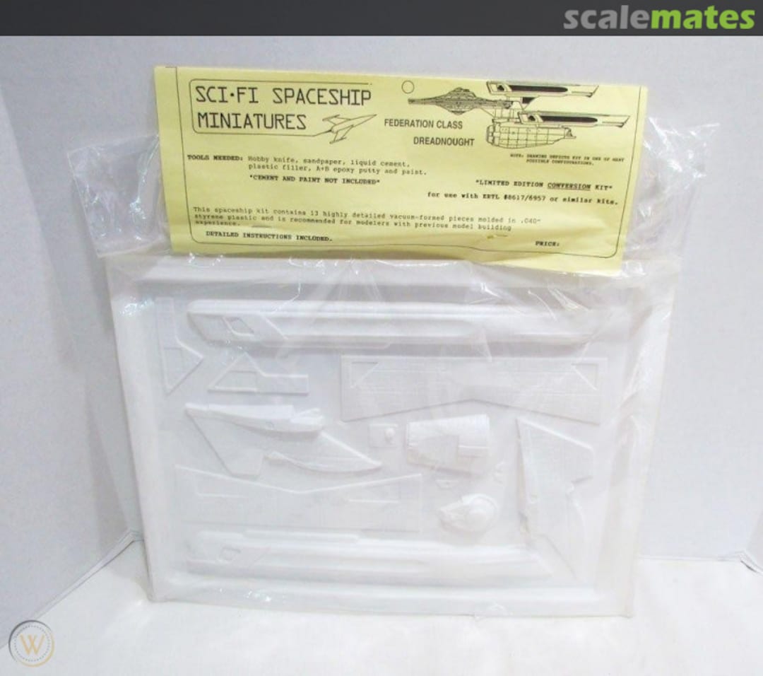 Boxart Federation Class Dreadnought 006 Sci-Fi Spaceship Miniatures