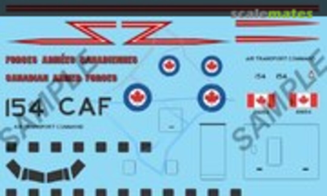 1:144 Canadair CC-109 Cosmopolitan (Above & Below Graphics 045) 045