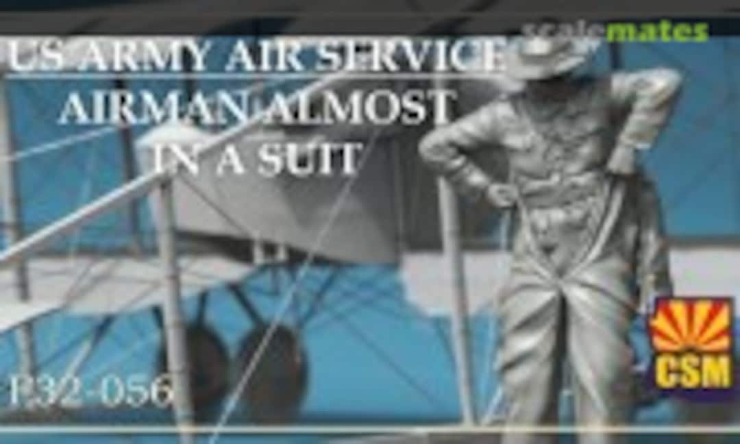 1:32 US Army Air Service Airman almost in a suit (Copper State Models F32-056) F32-056