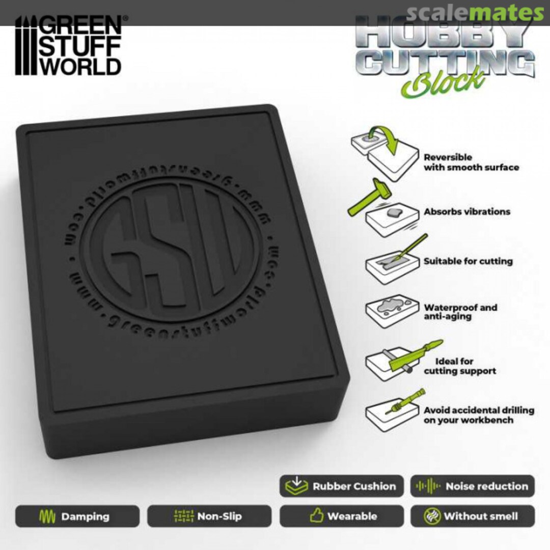 Boxart Hobby Cutting Block 8435646517827ES Green Stuff World Boxart Hobby Cutting Block 8435646517827ES Green Stuff World