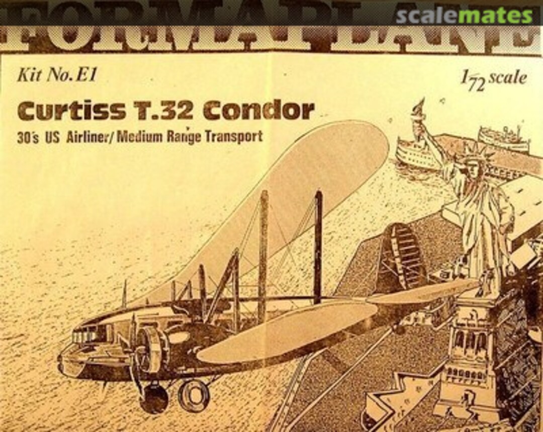 Boxart Curtiss T.32 Condor E1 Formaplane