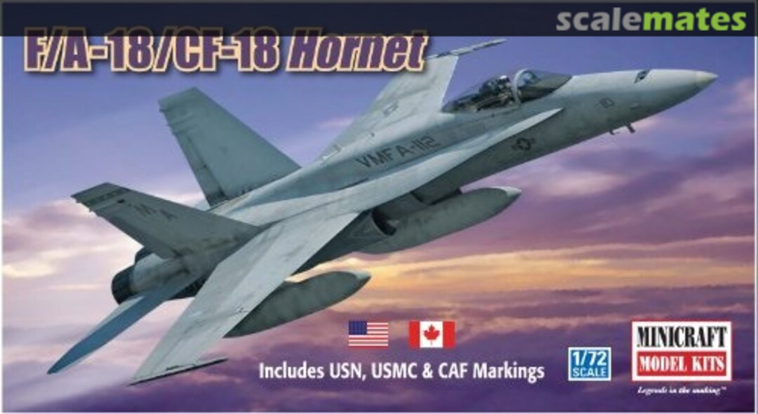 Boxart F/A-18/CF-18 Hornet 11652 Minicraft Model Kits Boxart F/A-18/CF-18 Hornet 11652 Minicraft Model Kits
