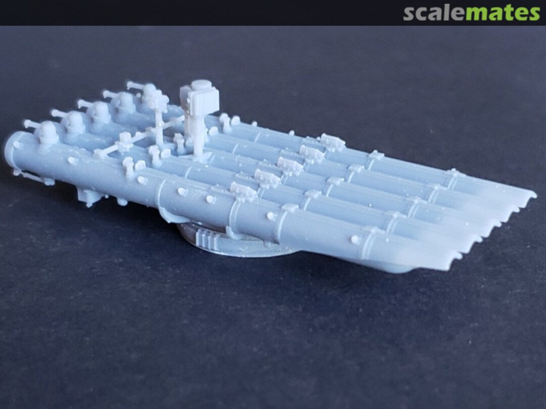 Boxart Quintuple Torpedo Mount, Mk.14 or Mk.15 125-Quin Torp Mount Model Monkey Boxart Quintuple Torpedo Mount, Mk.14 or Mk.15 125-Quin Torp Mount Model Monkey