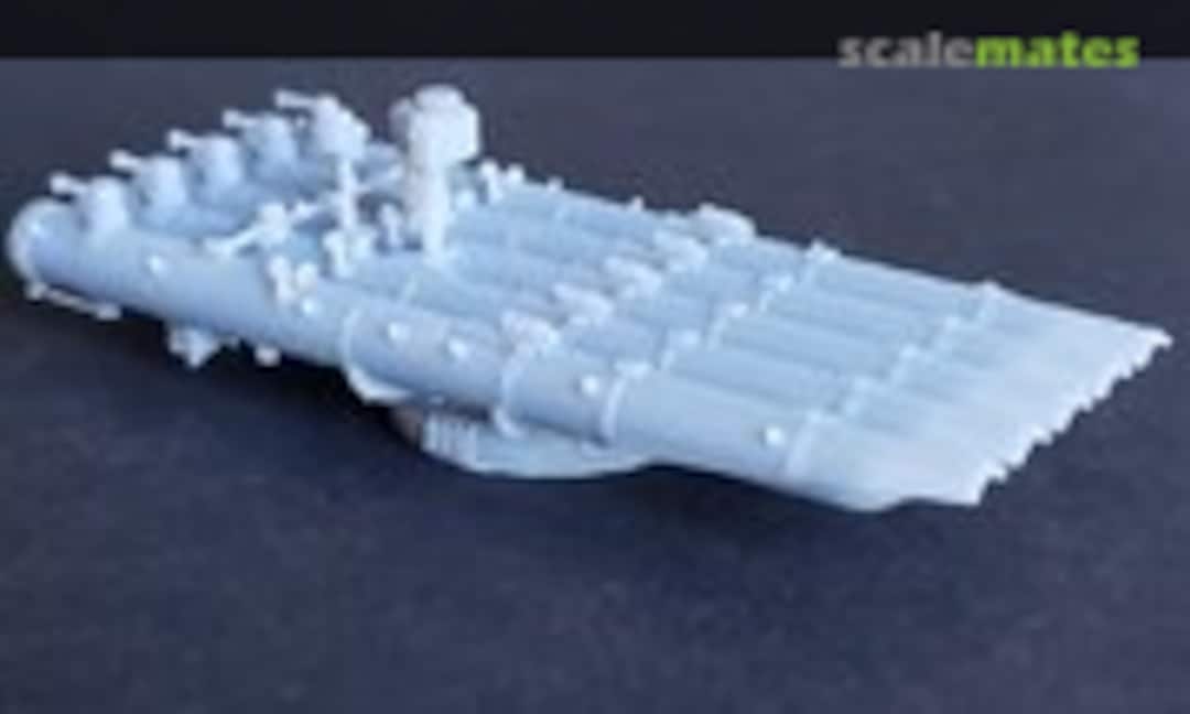 1:125 Quintuple Torpedo Mount, Mk.14 or Mk.15 (Model Monkey 125-Quin Torp Mount) 125-Quin Torp Mount