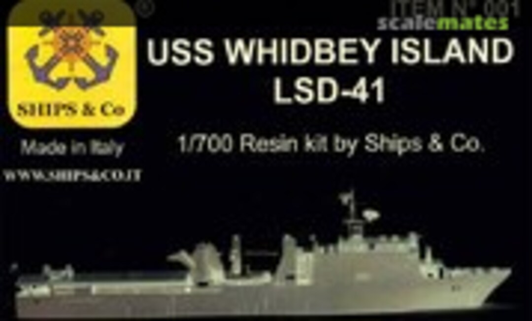 1:700 USS Whidbey Island LSD-41 (Ships & Co. 001) 001