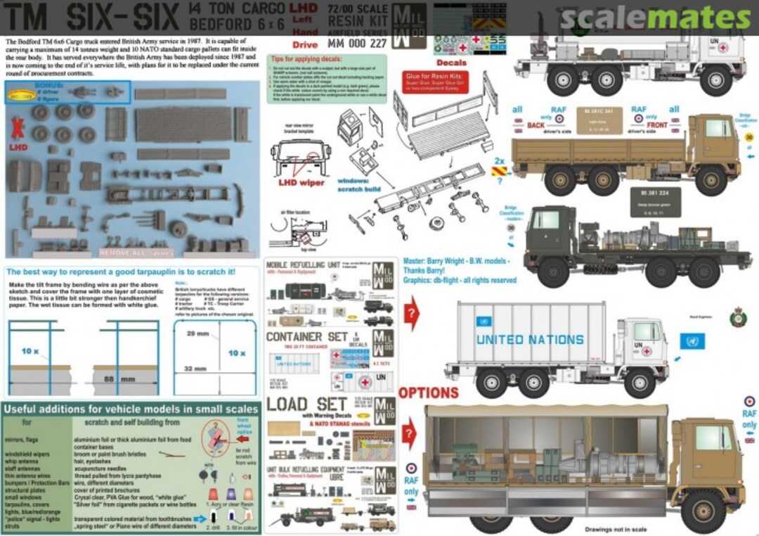 Boxart TM 6x6 14 ton Cargo MM 000 227 Mil Mod Boxart TM 6x6 14 ton Cargo MM 000 227 Mil Mod