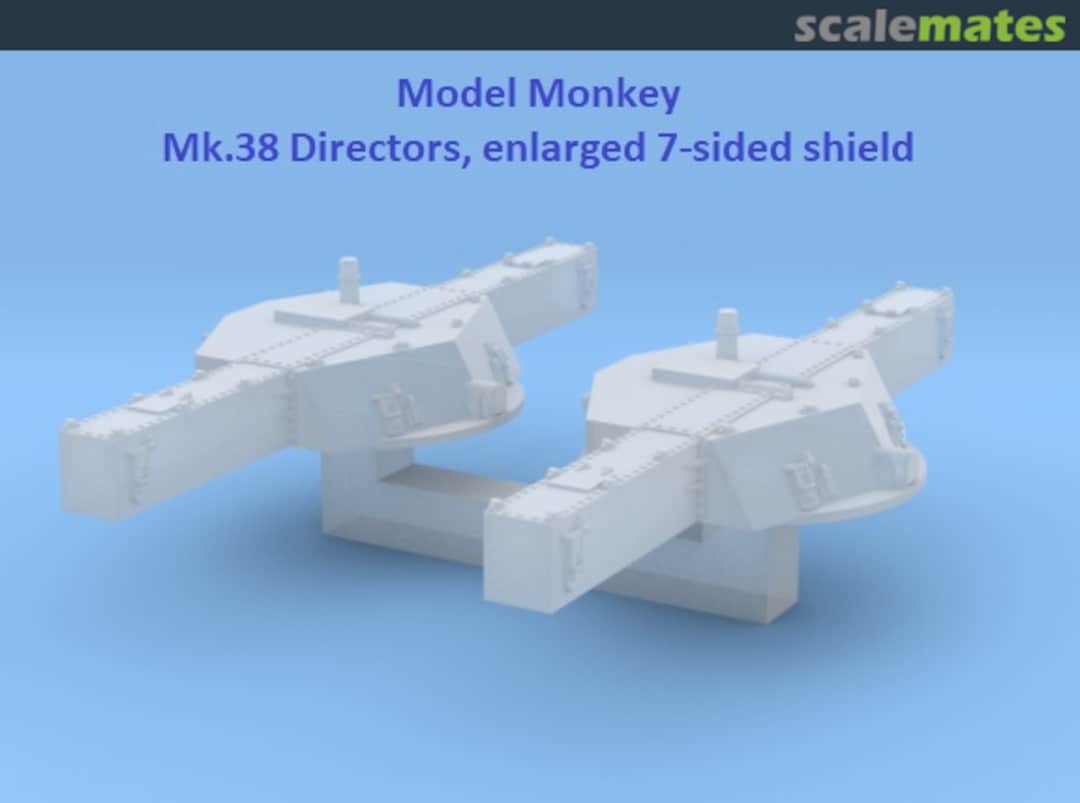 Boxart Mk.38 Main Battery Directors, 7-sided enlarged configuration MM535-Mk.38-7 Model Monkey Boxart Mk.38 Main Battery Directors, 7-sided enlarged configuration MM535-Mk.38-7 Model Monkey