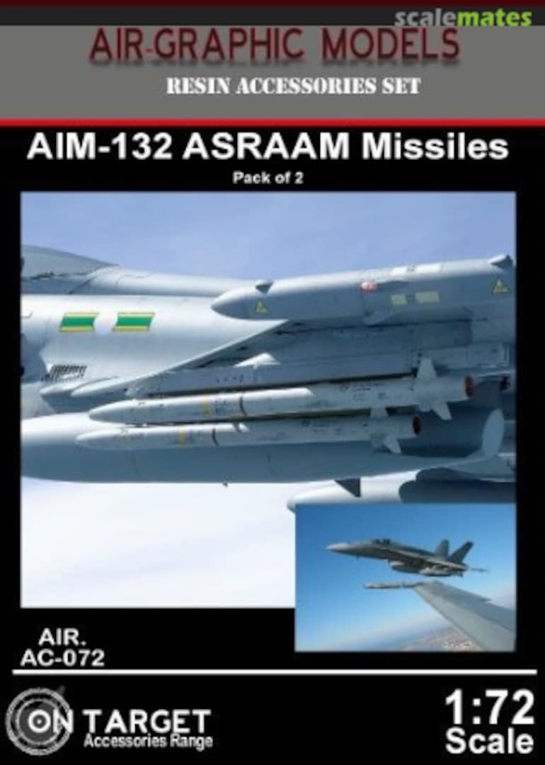 Boxart AIM-132 ASRAAM Missiles AIR.AC-072 Air-Graphics Models Boxart AIM-132 ASRAAM Missiles AIR.AC-072 Air-Graphics Models