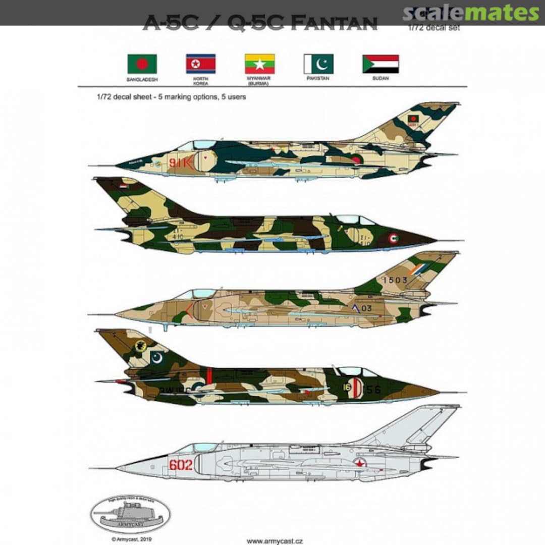 Boxart A-5C / Q-5C Fantan ACD 72029 Armycast M&M Boxart A-5C / Q-5C Fantan ACD 72029 Armycast M&M