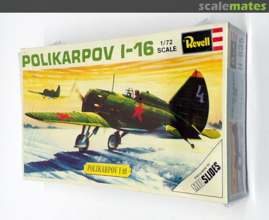 Boxart Polikarpov I-16 H-635 Revell Boxart Polikarpov I-16 H-635 Revell