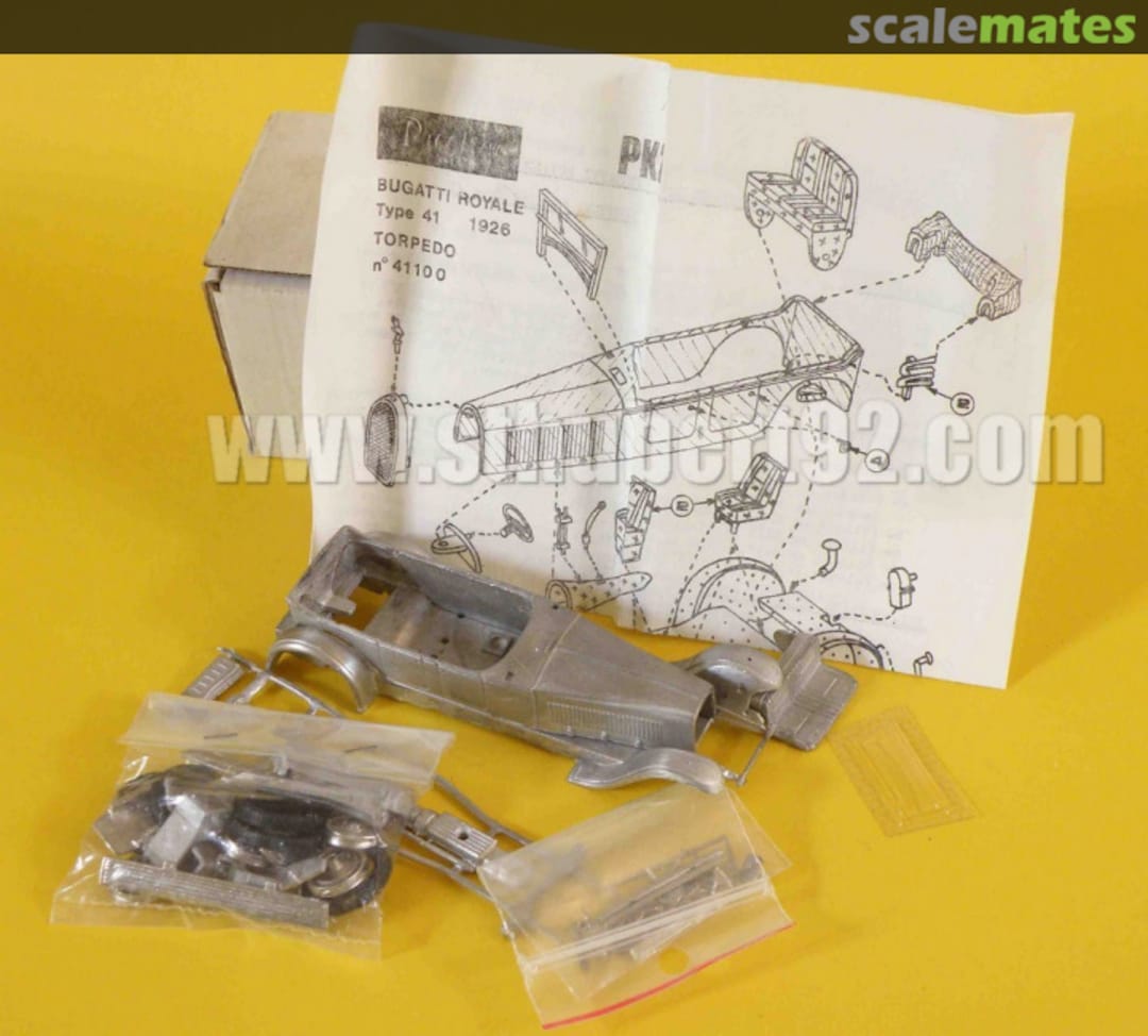 Contents Bugatti Royale type 41 Torpédo PK.02 Prestige Contents Bugatti Royale type 41 Torpédo PK.02 Prestige