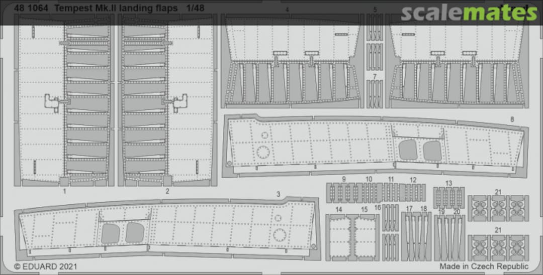 Boxart Tempest Mk.II landing flaps EDUARD/SPECIAL HOBBY 481064 Eduard Boxart Tempest Mk.II landing flaps EDUARD/SPECIAL HOBBY 481064 Eduard