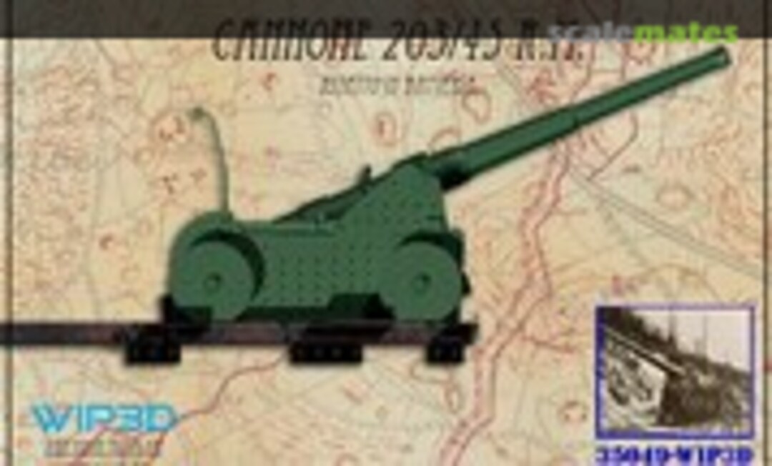 1:35 Cannone 203/45 R.M. Assetto In Batteria (WIP3D 35049-WIP3D) 35049-WIP3D