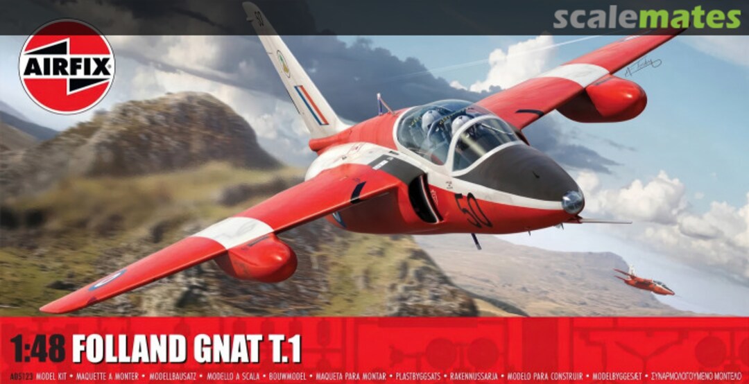 Boxart Folland Gnat T.1 A05123 Airfix