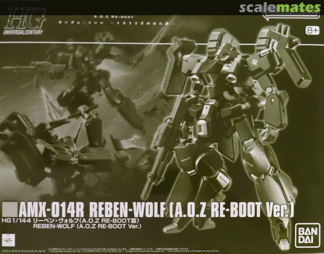 Boxart AMX-014R Reben-Wolf [A.O.Z Re-Boot Ver.] 5068602 Bandai Spirits