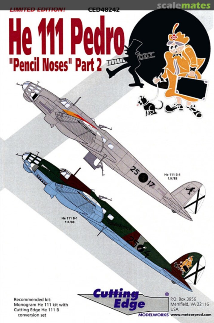Boxart He 111 Pedro CED48242 Cutting Edge Modelworks Boxart He 111 Pedro CED48242 Cutting Edge Modelworks