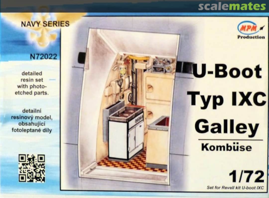 Boxart U-Boot typ IX Galley - Revell - N72022 CMK Boxart U-Boot typ IX Galley - Revell - N72022 CMK