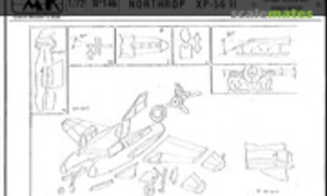1:72 Northrop XP-56 II Black Bullet (CMK 146) 146