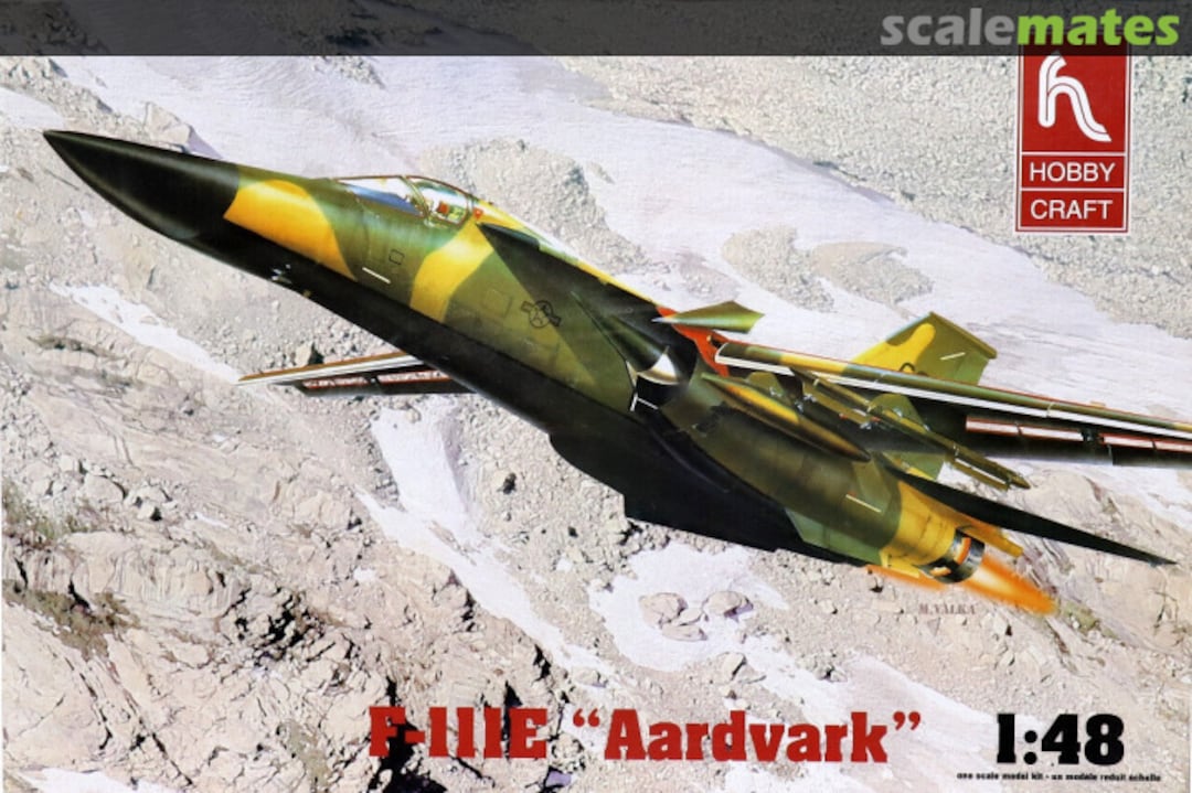 Boxart General Dynamics F-111E HC1424 Hobbycraft Boxart General Dynamics F-111E HC1424 Hobbycraft