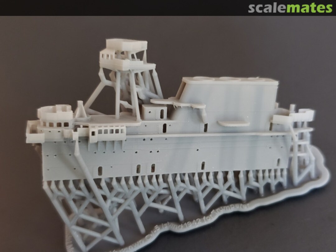 Boxart USS Yorktown CV-5 Island, 1942 700-CV5 island 1942 Model Monkey Boxart USS Yorktown CV-5 Island, 1942 700-CV5 island 1942 Model Monkey