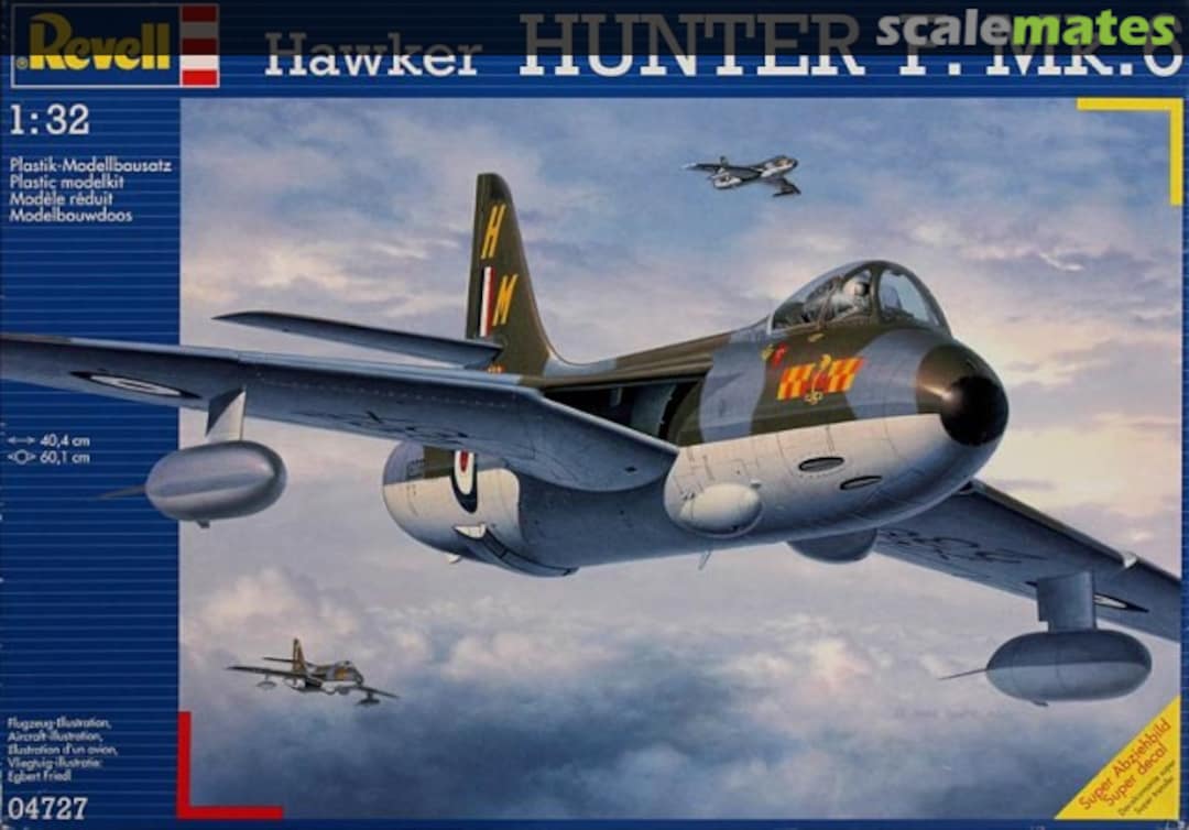 Boxart Hawker Hunter F. Mk.6 04727 Revell Boxart Hawker Hunter F. Mk.6 04727 Revell