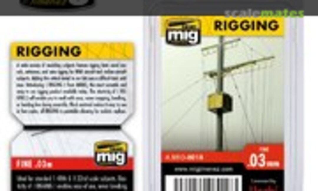 No Rigging - Fine 0.03mm (Ammo by Mig Jimenez A.MIG-8018) A.MIG-8018