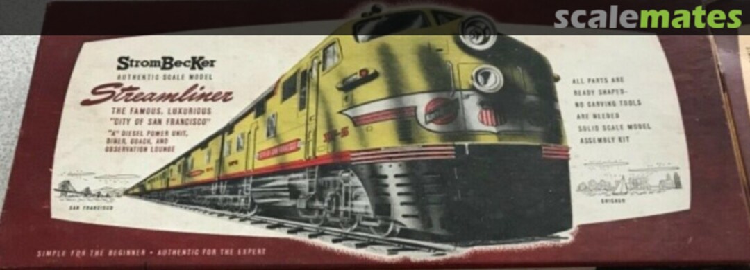 Boxart Streamliner R200 Strombecker Boxart Streamliner R200 Strombecker