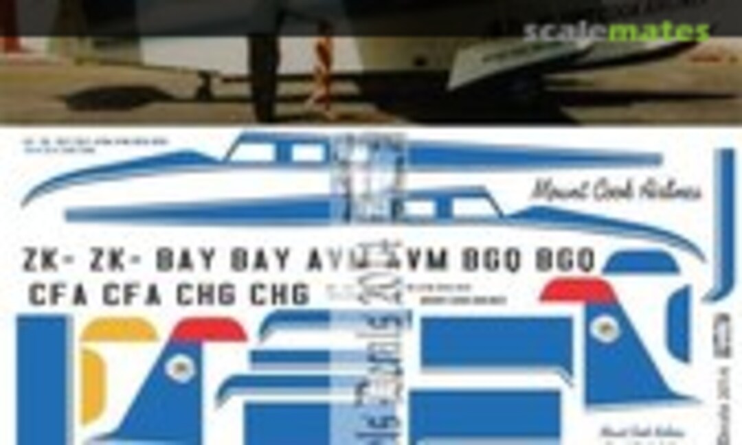 1:72 Grumman Widgeon - Mount Cook Airlines (Oldmodels Decals OMD0260) OMD0260