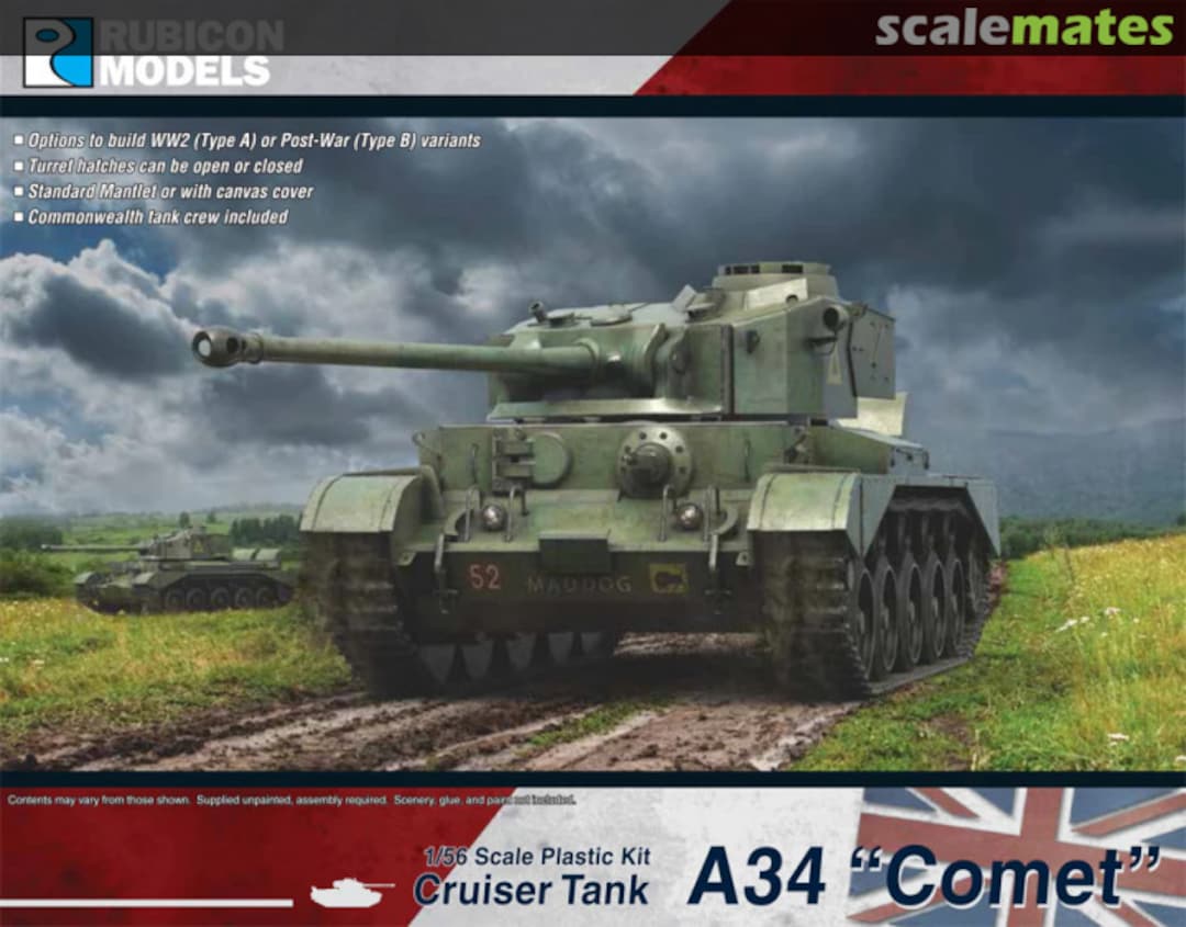 Boxart A34 Comet 280094 Rubicon Models Boxart A34 Comet 280094 Rubicon Models