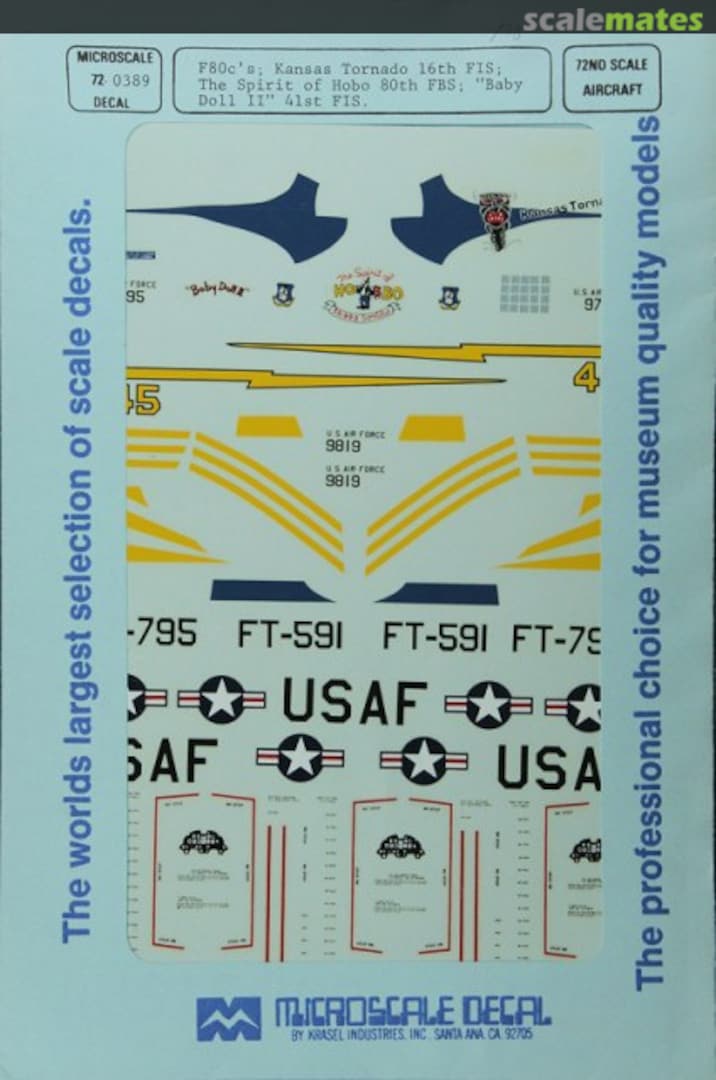 Boxart F-80C's 72-389 Microscale Boxart F-80C's 72-389 Microscale