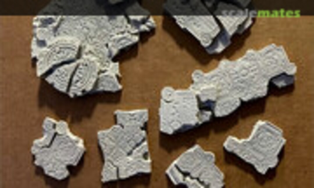 No Basing Kit Ruins Plates - Set 1 (Scibor Monsterous Miniatures CPBK0244) CPBK0244