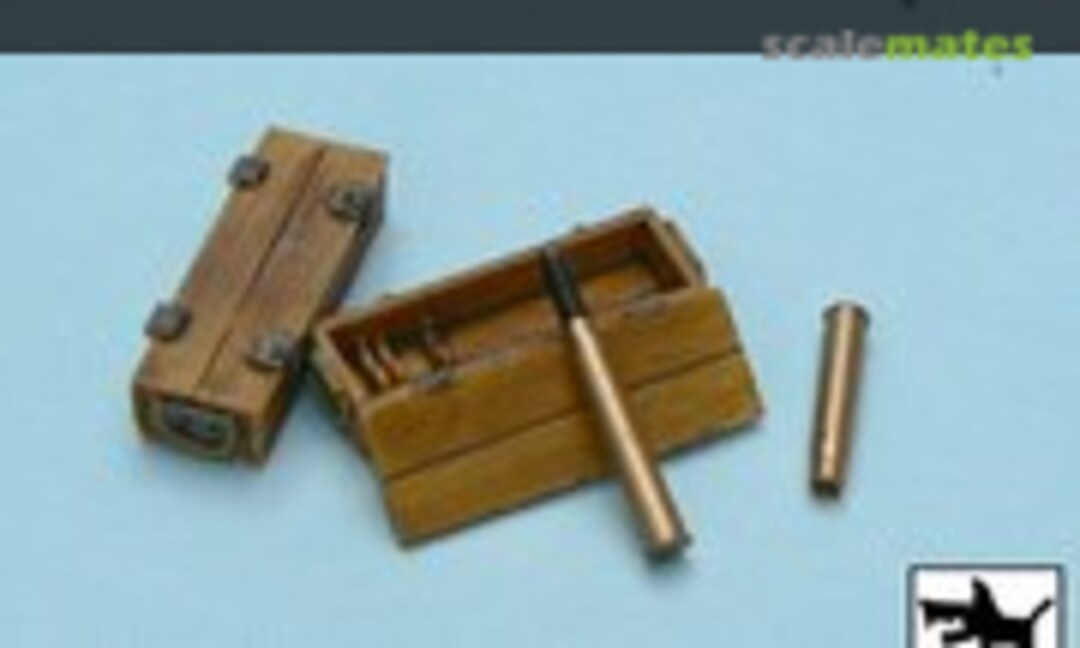 1:48 10 boxes + ammo Panther ammo boxes (Black Dog T48015) T48015