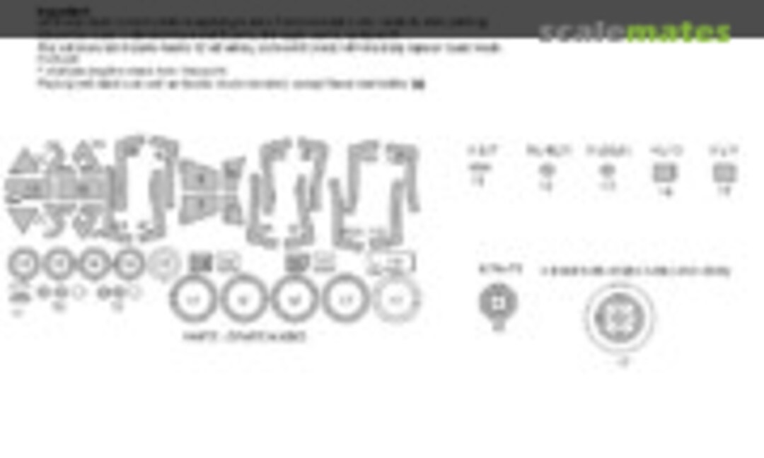 1:48 Fairey Gannet AS.1/AS.4 BASIC kabuki masks (New Ware NWAM1166) NWAM1166