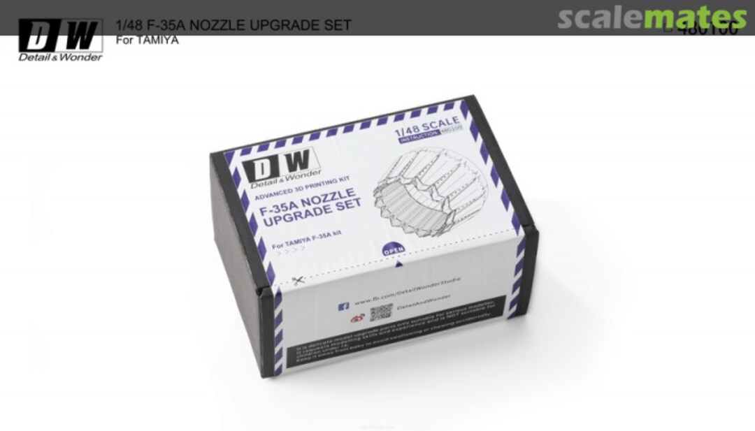 Boxart F-35A nozzle 480100 Detail & Wonder Studio Boxart F-35A nozzle 480100 Detail & Wonder Studio