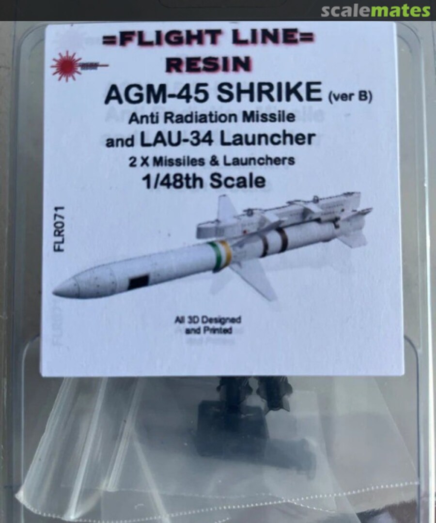 Boxart AGM-45 Shrike Version B FLR071 Flight Line Resin Boxart AGM-45 Shrike Version B FLR071 Flight Line Resin