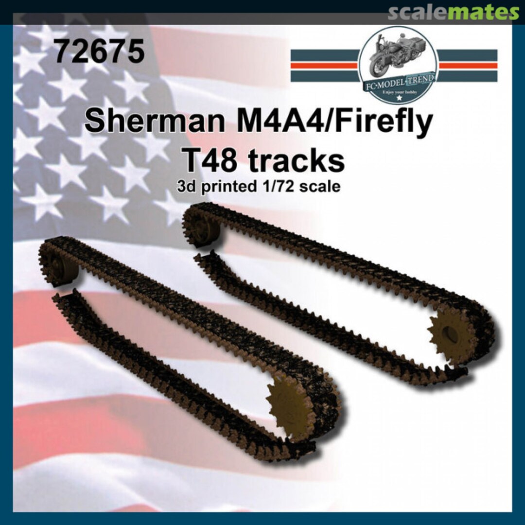 Boxart Sherman M4A4 / Firefly - T48 Tracks (3D-Printed) 72675 FC Model Trend Boxart Sherman M4A4 / Firefly - T48 Tracks (3D-Printed) 72675 FC Model Trend