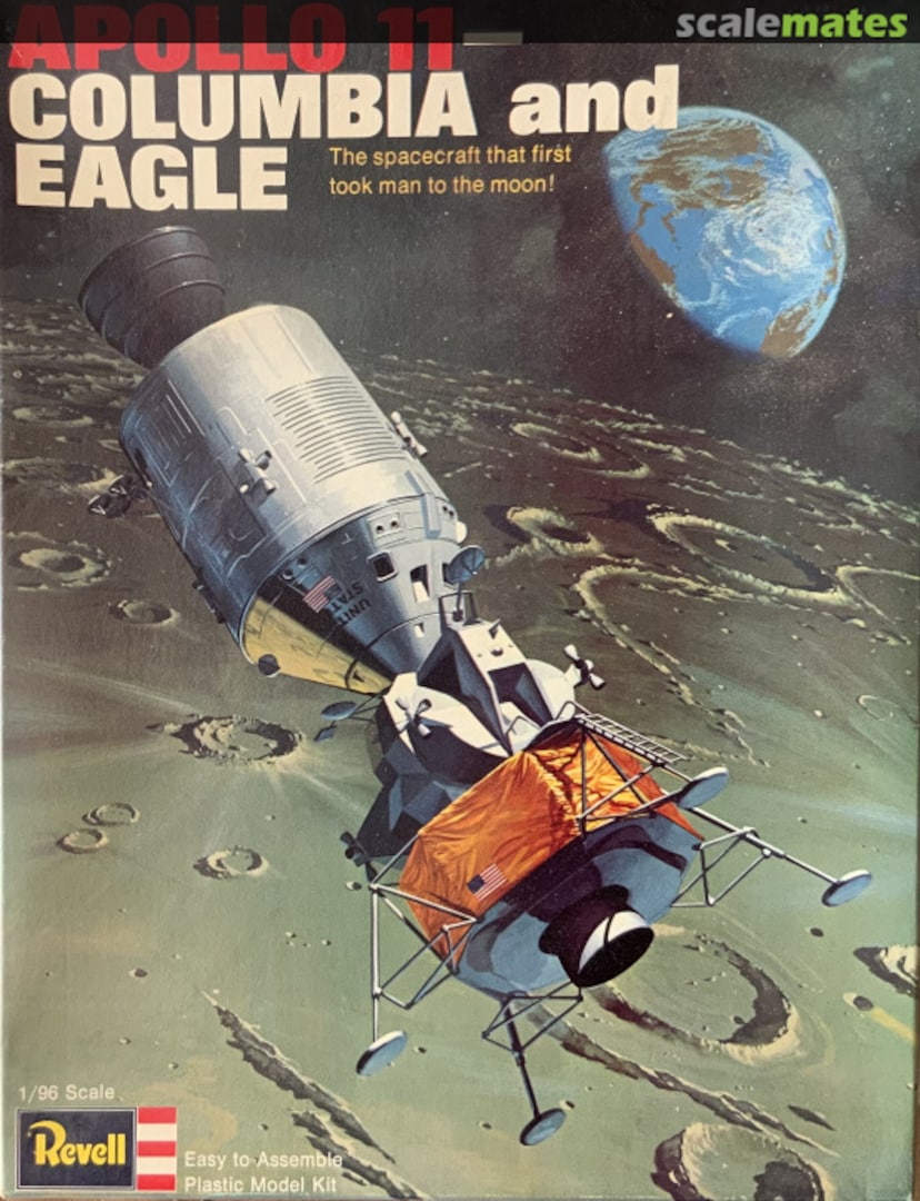 Boxart Apollo 11 Columbia and Eagle H-1862 Revell Boxart Apollo 11 Columbia and Eagle H-1862 Revell