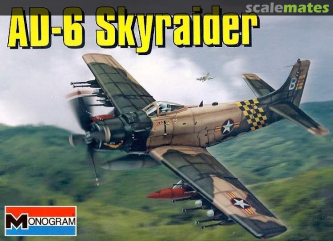 Boxart AD-6 Skyraider 85-5312 Monogram Boxart AD-6 Skyraider 85-5312 Monogram