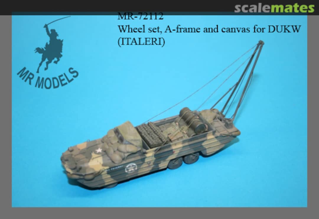 Boxart Rädersatz und Verdeck DUKW - Italeri - MR-72112 MR Modellbau Boxart Rädersatz und Verdeck DUKW - Italeri - MR-72112 MR Modellbau