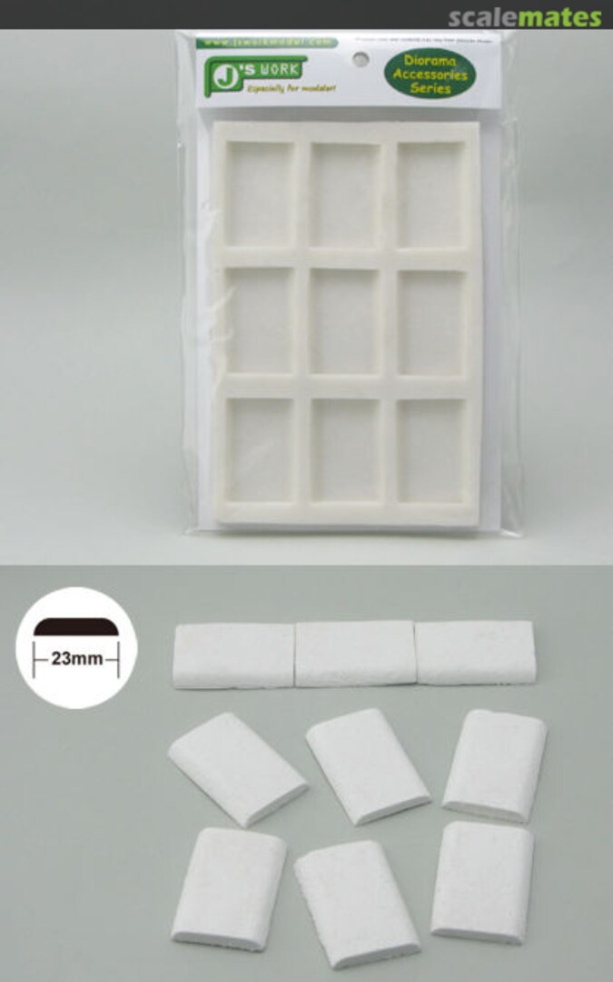 Boxart Silicone Mould for Making Round Edged Tiles (Large) PPA3071 J's Work Boxart Silicone Mould for Making Round Edged Tiles (Large) PPA3071 J's Work