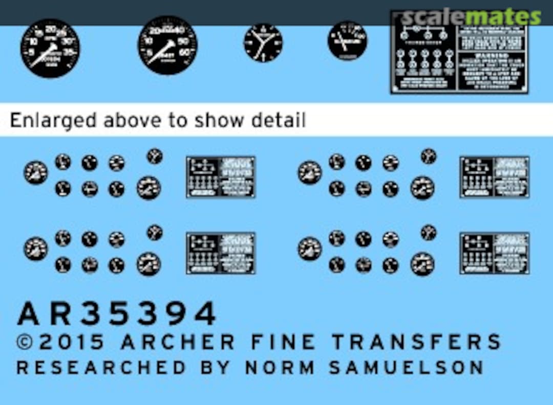 Boxart US White 666 Instruments and Placards AR35394 Archer Boxart US White 666 Instruments and Placards AR35394 Archer