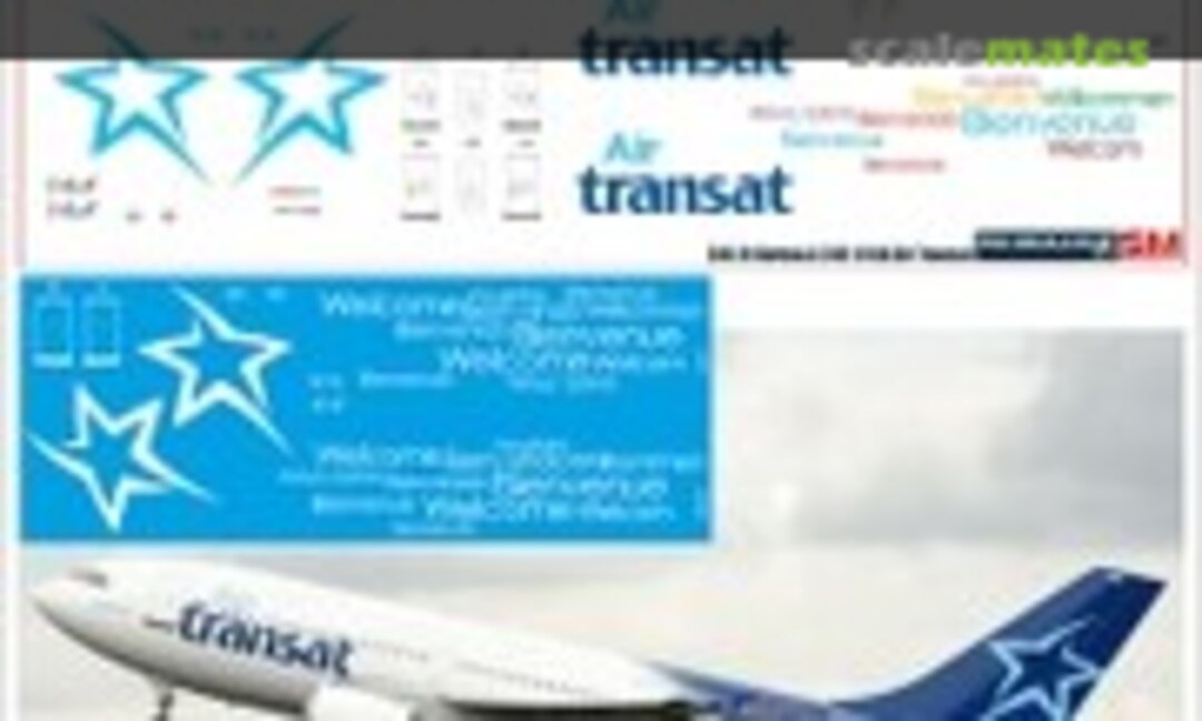 1:144 Airbus A310 Air Transat (Pas Decals 310-01) 310-01