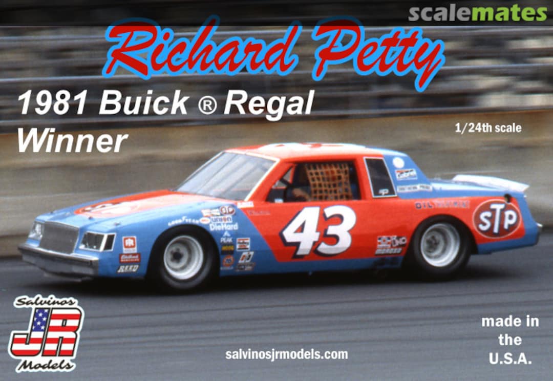 Boxart #43 Richard Petty Buick Regal RPB1981D Salvinos JR Models Boxart #43 Richard Petty Buick Regal RPB1981D Salvinos JR Models