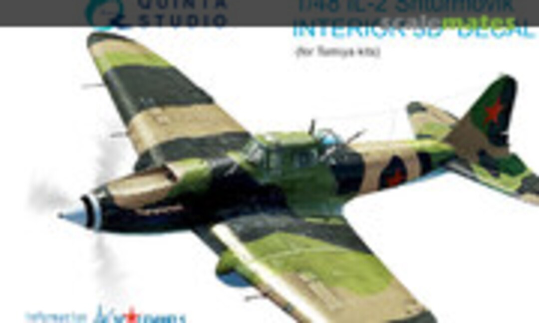1:48 Il-2 Shturmovik Interior 3D Decal (Quinta Studio QD48020)