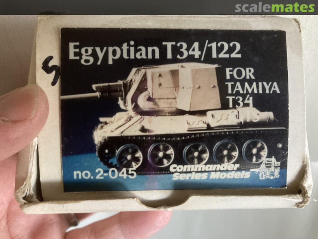Boxart Egyptian T34/122 2-045 Commander Series Models Boxart Egyptian T34/122 2-045 Commander Series Models