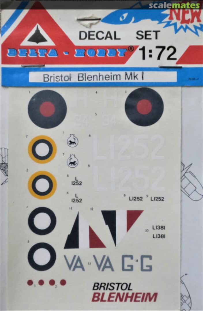 Boxart Bristol Blenheim Mk I 0 Delta-Hobby Boxart Bristol Blenheim Mk I 0 Delta-Hobby