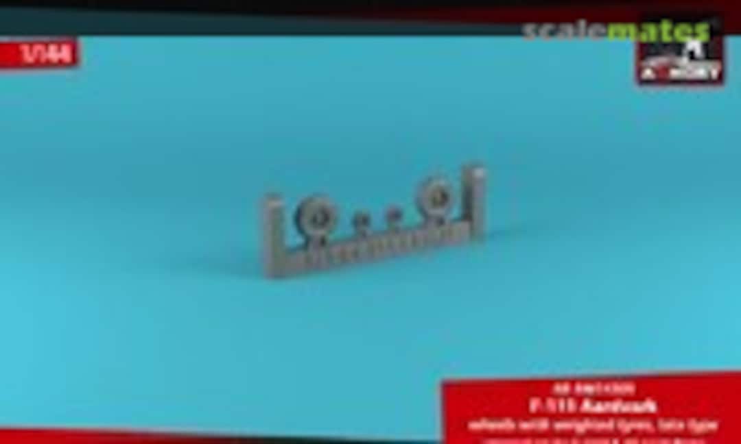 1:144 F-111E/F Aardvark / EF-111A Raven wheels w/ weighted tires (Armory AR AW14309) AR AW14309