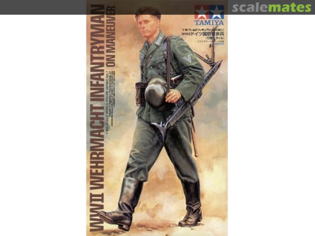 Boxart WWII Wehrmacht Infantryman (on Maneuver) 36307 Tamiya Boxart WWII Wehrmacht Infantryman (on Maneuver) 36307 Tamiya