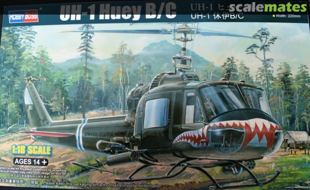 Boxart UH-1 Huey B/C 81807 HobbyBoss