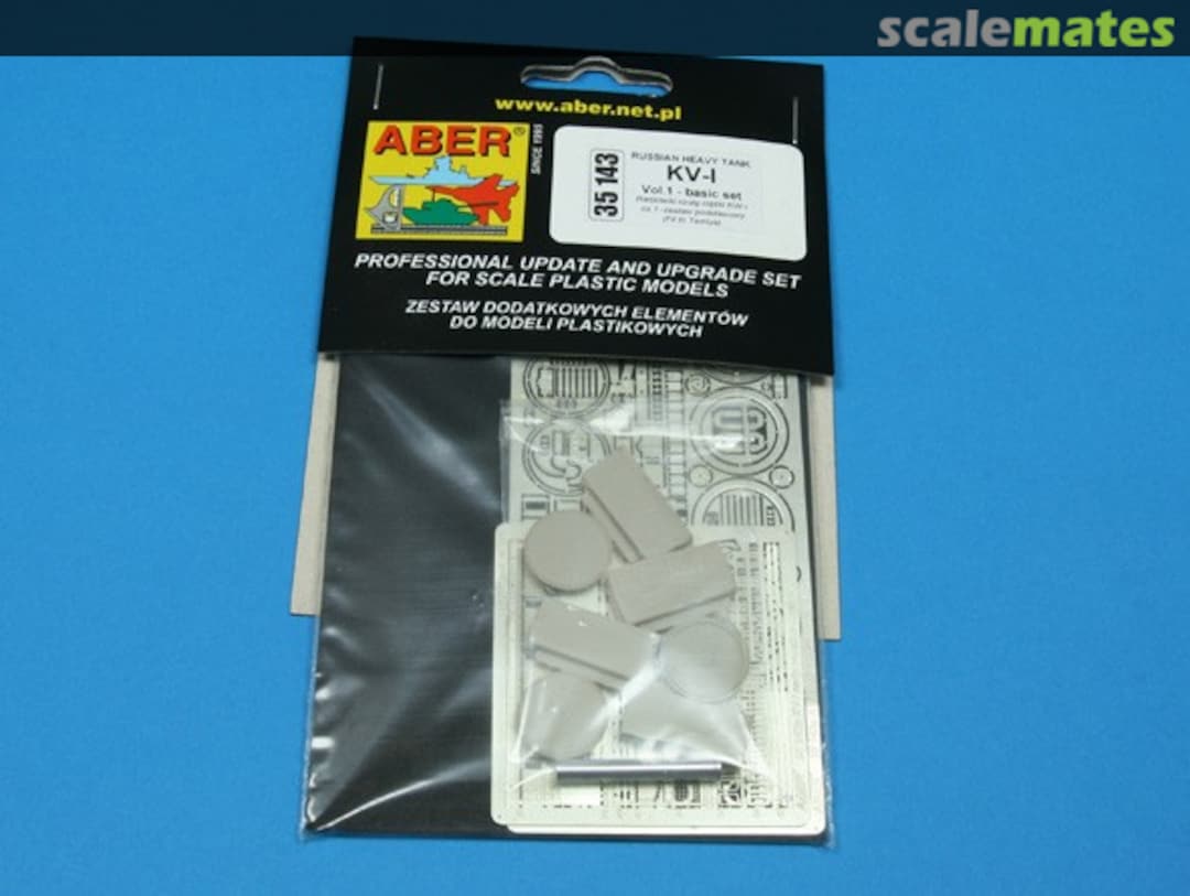Boxart Russian Heavy Tank KV-I Vol. 1 - Basic set 35143 Aber Boxart Russian Heavy Tank KV-I Vol. 1 - Basic set 35143 Aber